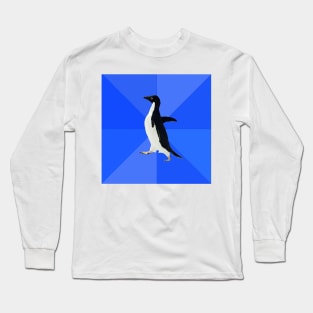 Socially Awkward Penguin Long Sleeve T-Shirt